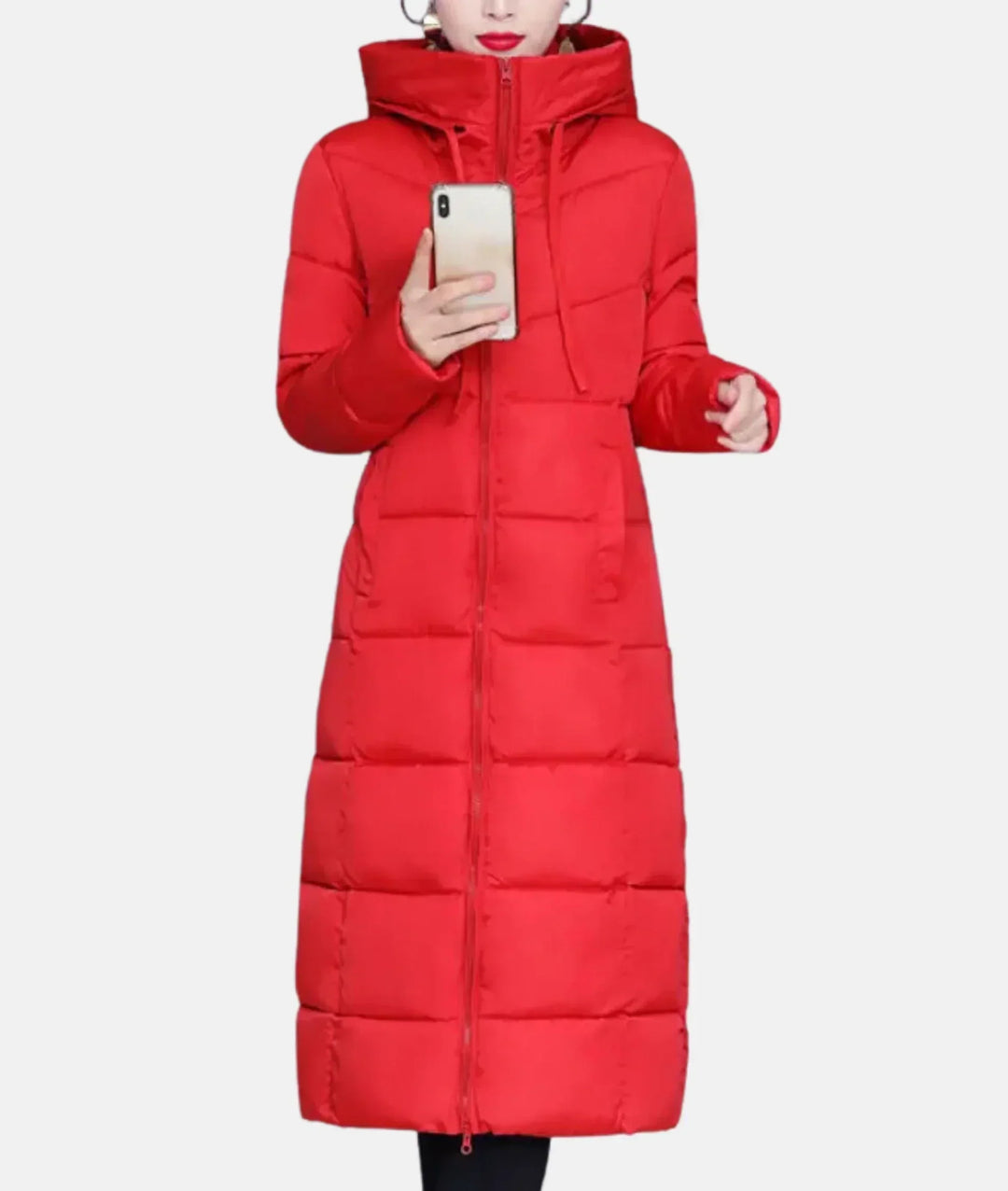W&W Mode - Langer Wintermantel für Damen