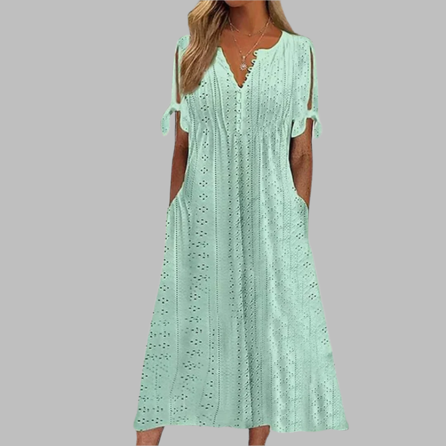 WW | Elegantes Sommer Boho Midi Kleid