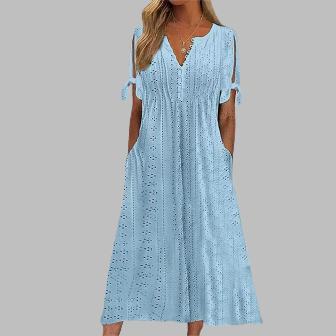 WW | Elegantes Sommer Boho Midi Kleid