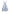 WW | blaues Organza Midi Kleid mit Hortensienmuster