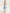 WW | blaues Organza Midi Kleid mit Hortensienmuster