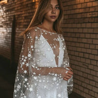 WW - Damen asymmetrisches langes Kleid mit tiefem rückenfreiem V-Ausschnitt