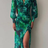 LONG SLEEVE DRESS - Elegantes Langarmkleid