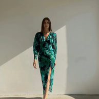 LONG SLEEVE DRESS - Elegantes Langarmkleid