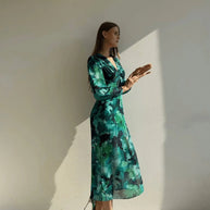 LONG SLEEVE DRESS - Elegantes Langarmkleid