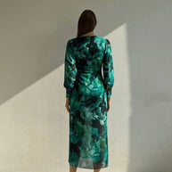 LONG SLEEVE DRESS - Elegantes Langarmkleid