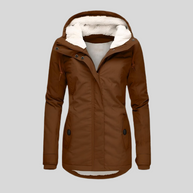 WW | Lange Wasserdichte Winterjacke Mit Kapuze & Futter