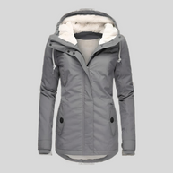 WW | Lange Wasserdichte Winterjacke Mit Kapuze & Futter