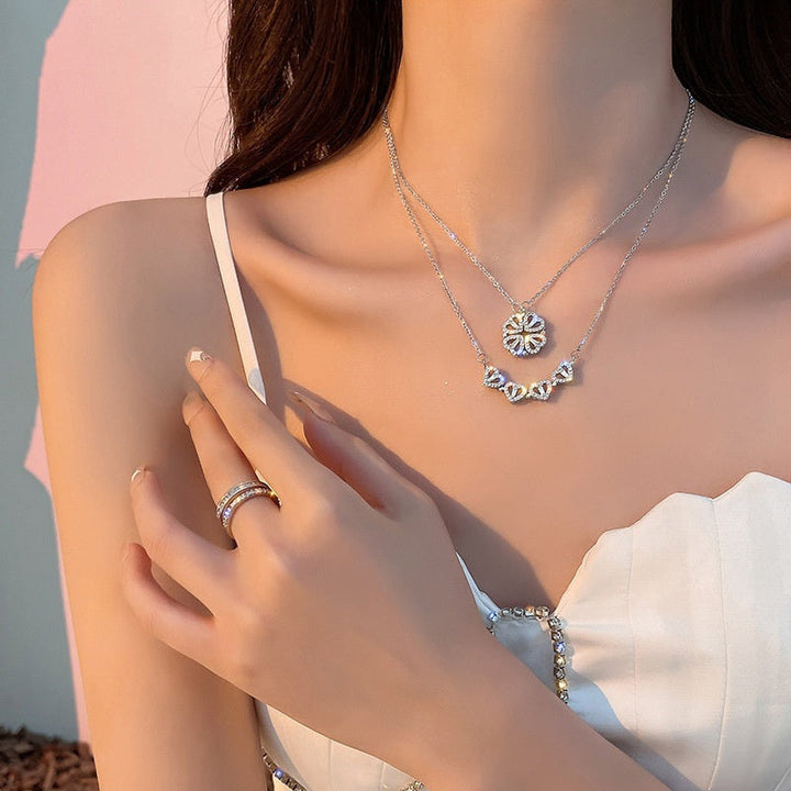 W&W Mode | Kleeblatt Herz Necklace