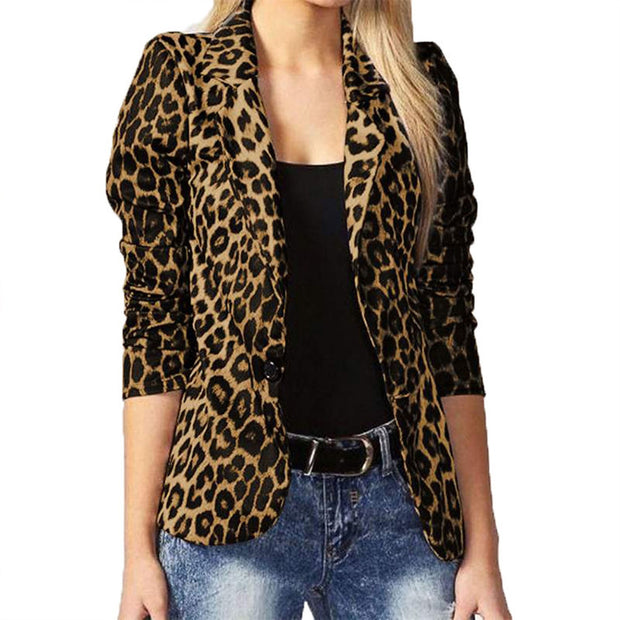 WW | All See Leopard Leichtgewicht Blazer
