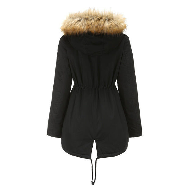 WW | Winterparka mit Kunstfell und Teddy-Fütterung