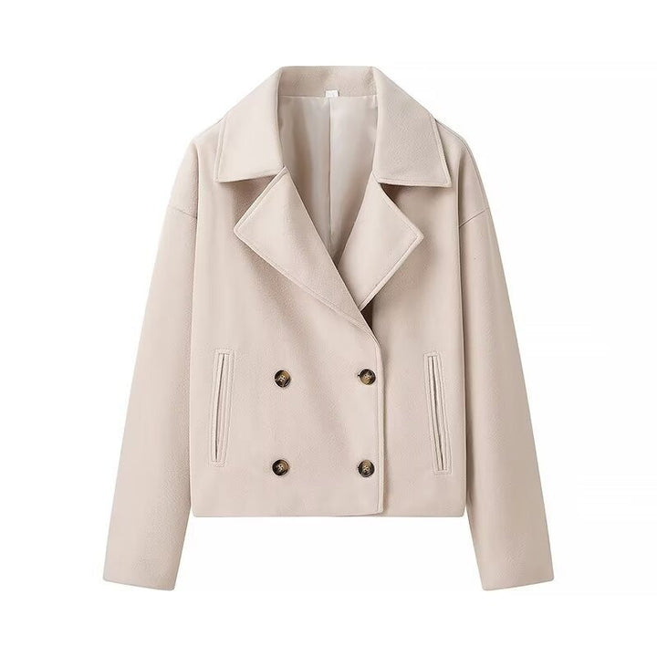 W&W Mode | Luxus Doppelreihige Kurze Jacke