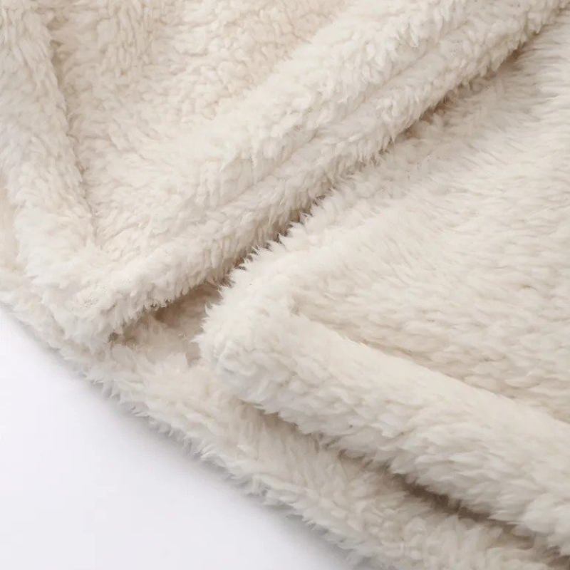 Kunstpelzmantel | Langer Damenmantel für den Winter