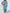 WW - Florales Kleid mit V-Ausschnitt