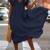 WW | Stylisches Sommerkleid mit kurzen Ärmeln