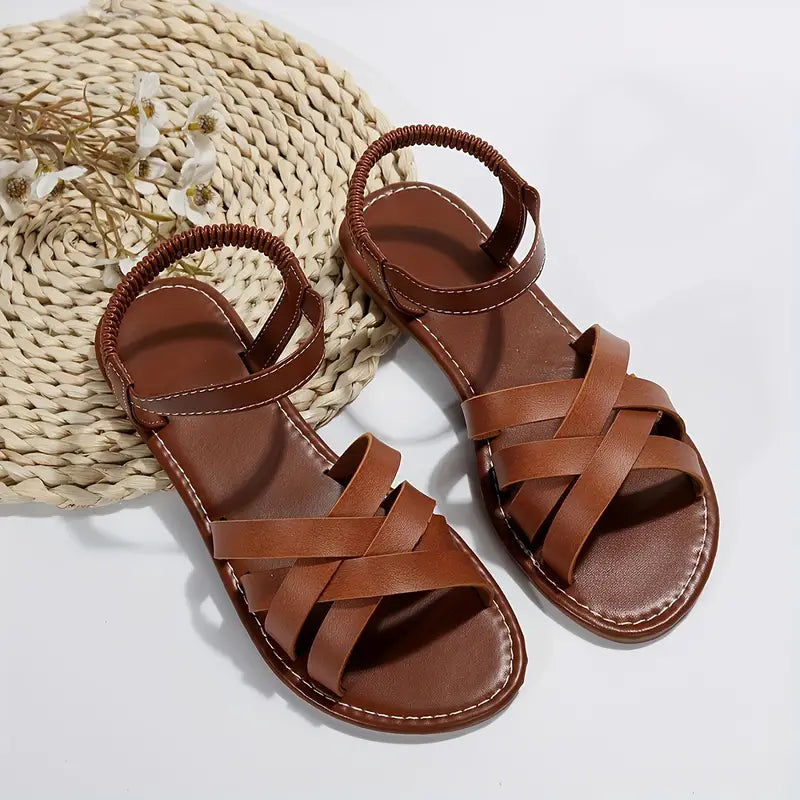 WW | Geflochtene Flache Sandalen