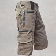 WW | Stylische Outdoor Cargoshorts Mit Reißverschlusstaschen Für Herren