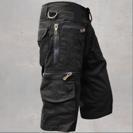 WW | Stylische Outdoor Cargoshorts Mit Reißverschlusstaschen Für Herren