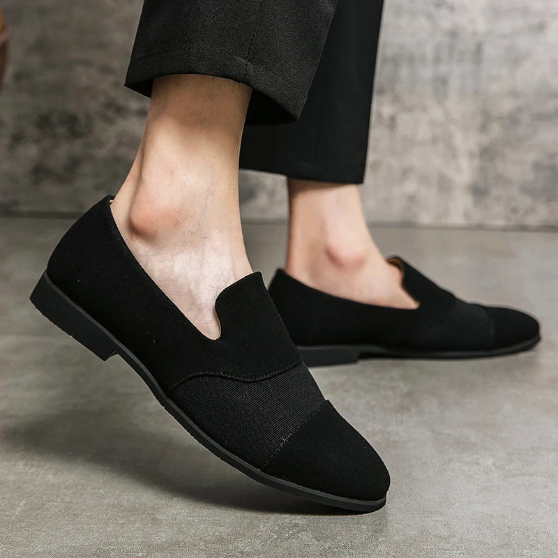 WW | Herren Luxe Leder Frosted Loafers