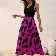 WW | Ärmelloses Boho Maxikleid