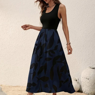 WW | Ärmelloses Boho Maxikleid