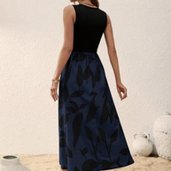 WW | Ärmelloses Boho Maxikleid