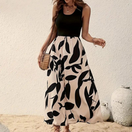 WW | Ärmelloses Boho Maxikleid