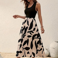 WW | Ärmelloses Boho Maxikleid