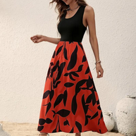 WW | Ärmelloses Boho Maxikleid
