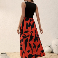 WW | Ärmelloses Boho Maxikleid