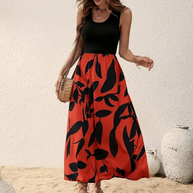 WW | Ärmelloses Boho Maxikleid