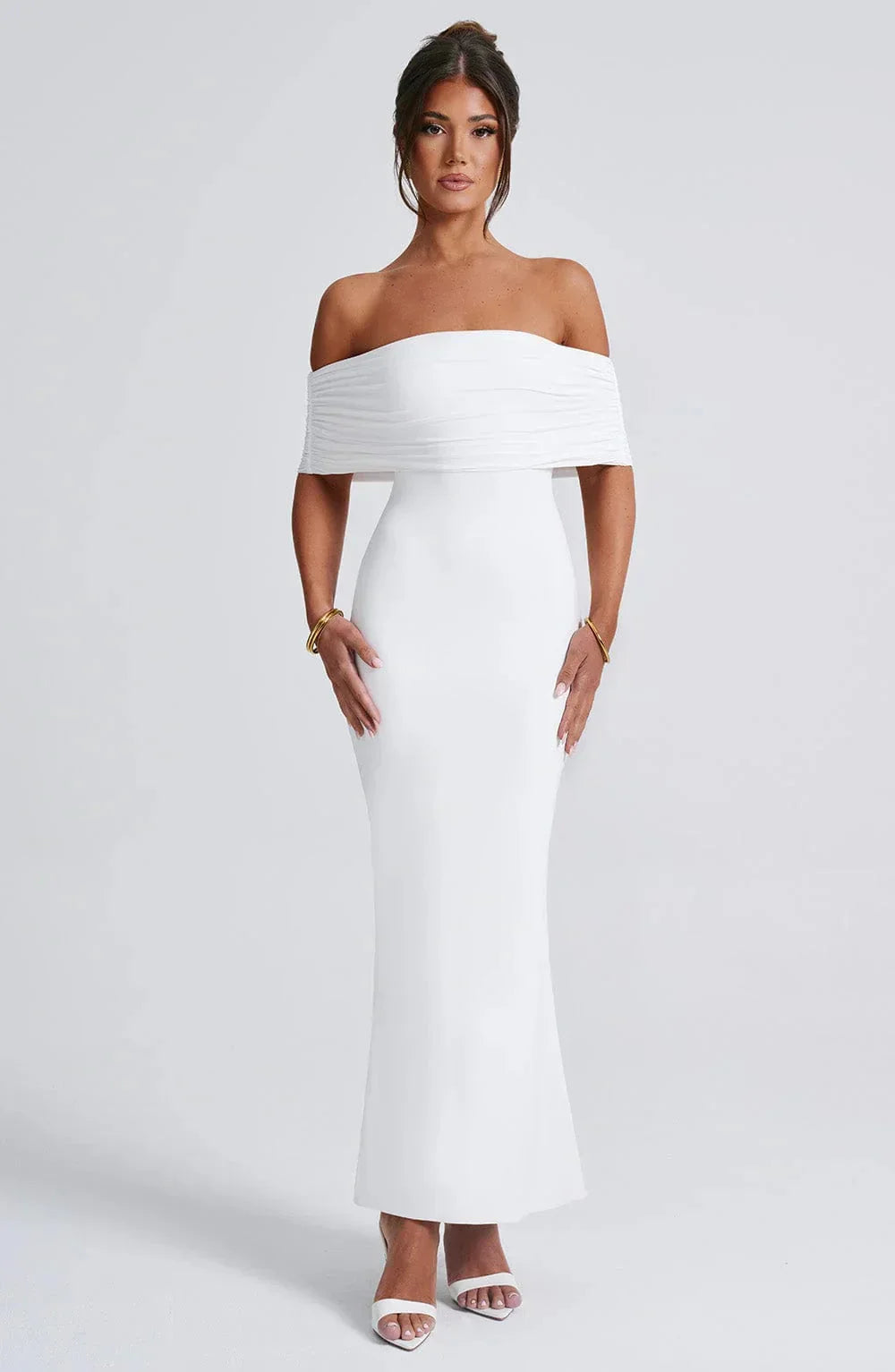 W&W Mode | Kleid Offene Rückseite Bodycon Off Shoulder Kleid Elegantes Kleid
