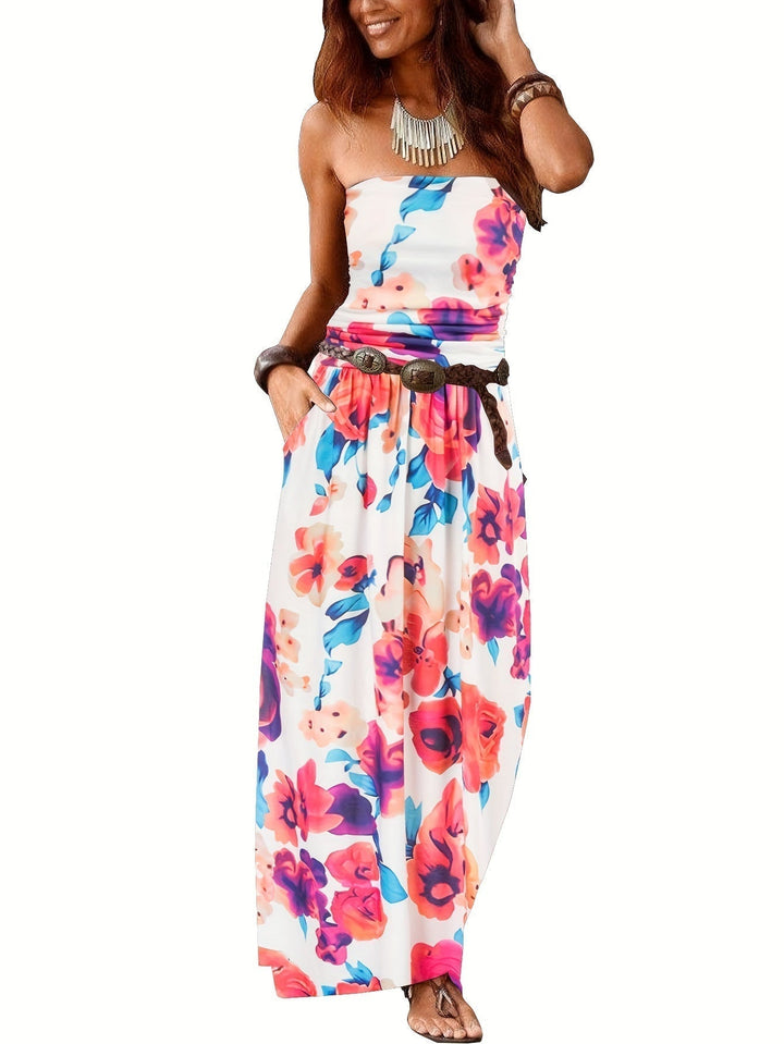 W&W Mode | Kleid Boho Sommer Bustier Kleid Röhrenkleid