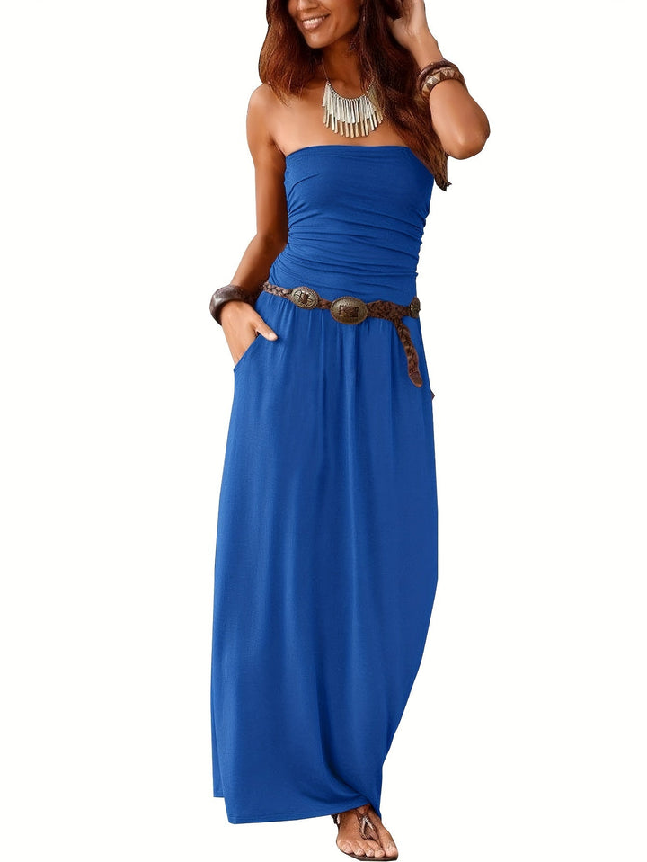W&W Mode | Kleid Boho Sommer Bustier Kleid Röhrenkleid