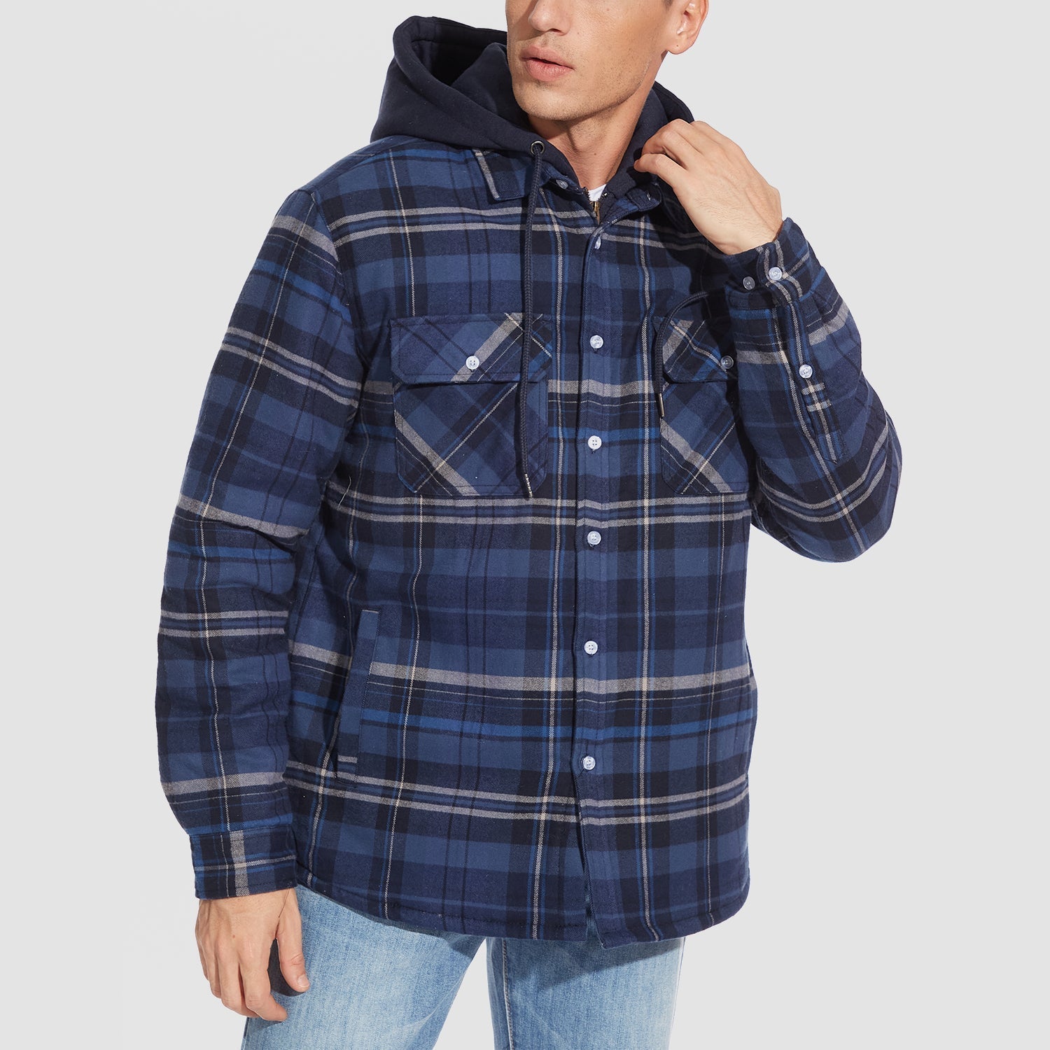 WW | Stilvolle Warme Kapuzenjacke