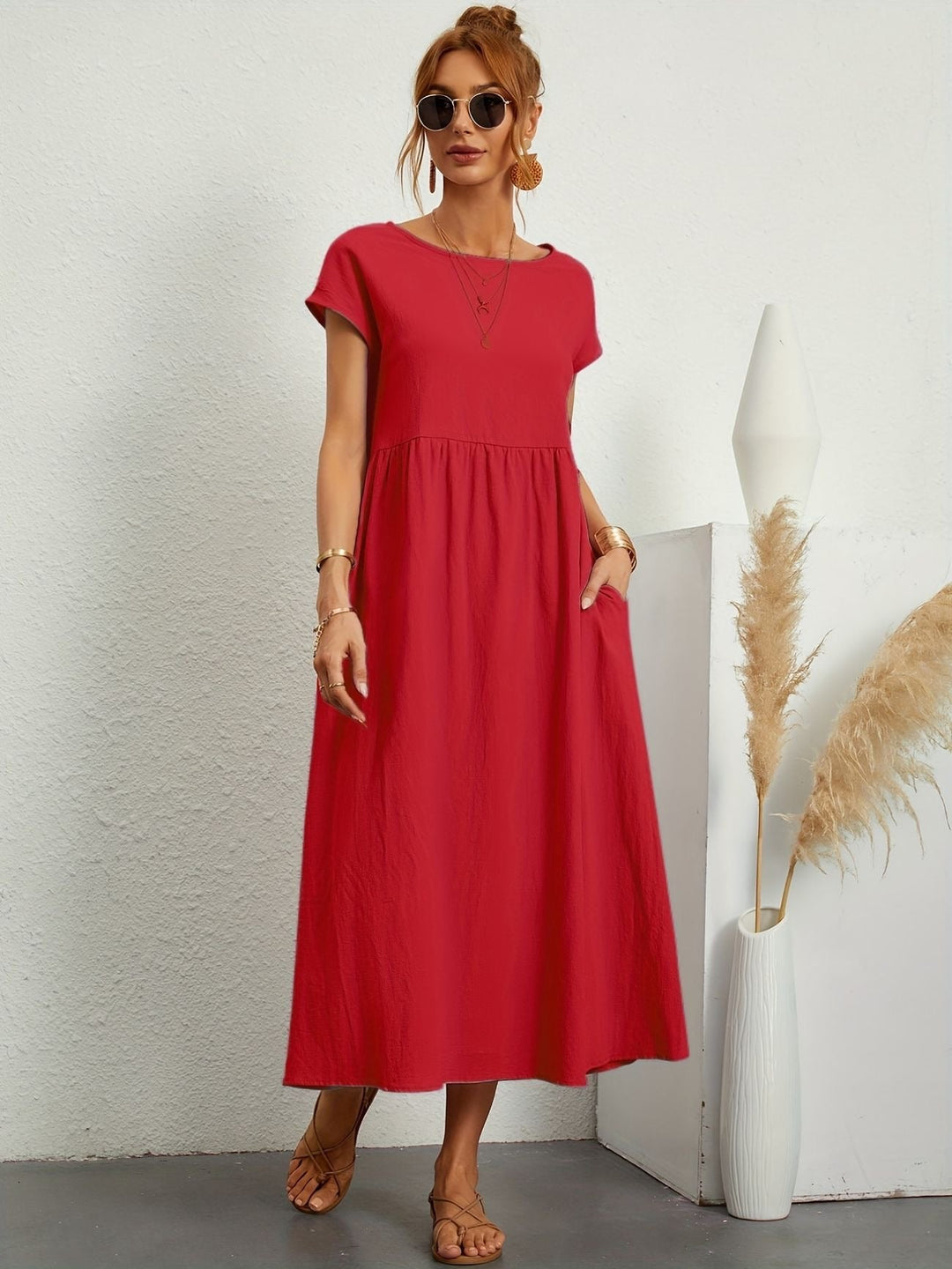 W&W Mode | Rennon Leinenkleid