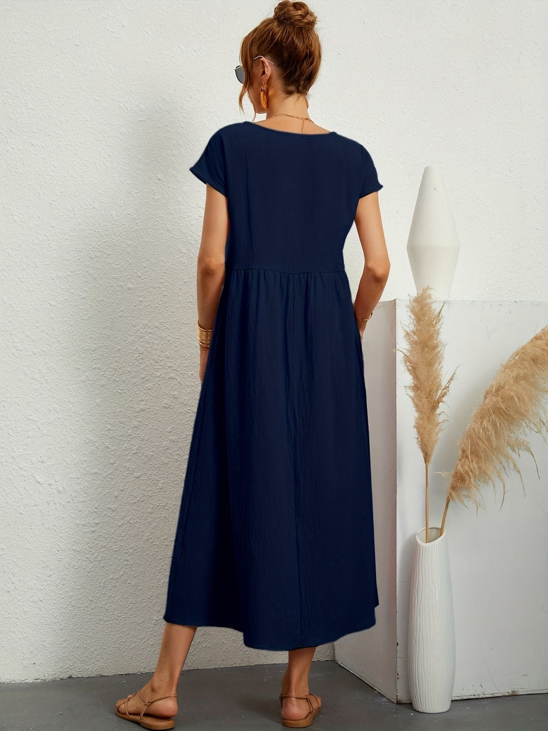 W&W Mode | Rennon Leinenkleid