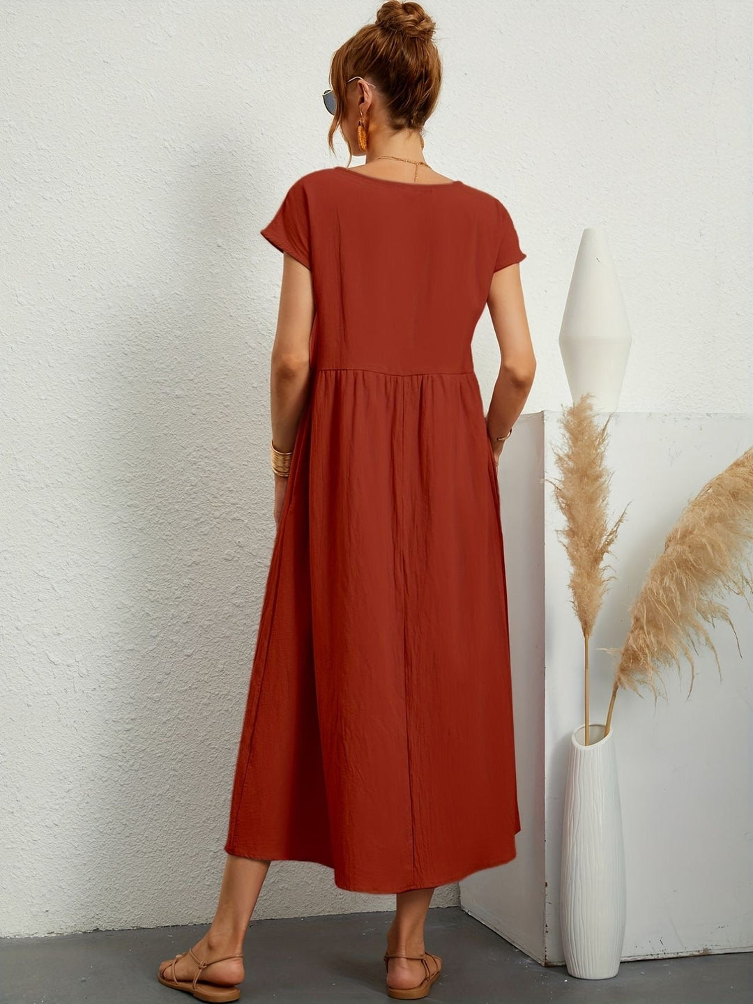 W&W Mode | Rennon Leinenkleid