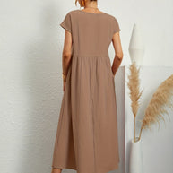 Camille | Kleid mit Rundhalsausschnitt