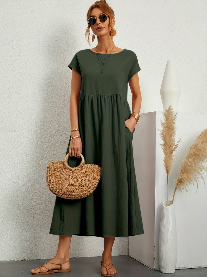Camille | Kleid mit Rundhalsausschnitt