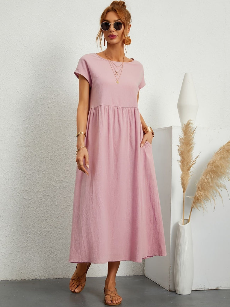 Camille | Kleid mit Rundhalsausschnitt