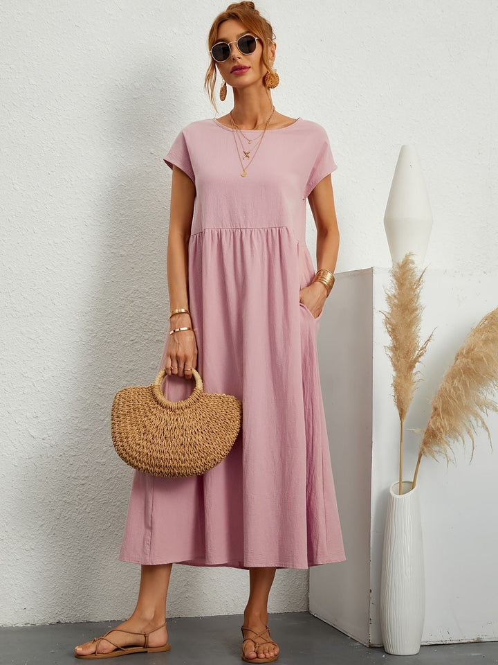 Camille | Kleid mit Rundhalsausschnitt