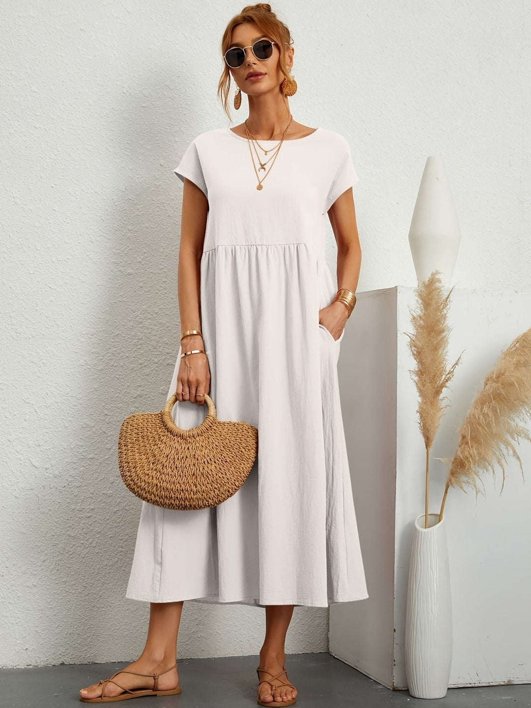 W&W Mode | Rennon Leinenkleid