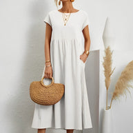 WW | Atemberaubendes Baumwoll-Sommerkleid mit Bequemem Schnitt für Warmes Wetter