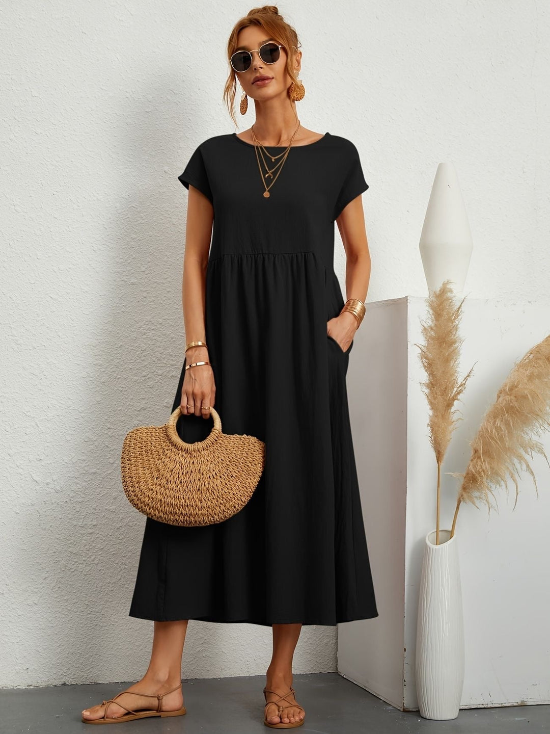 W&W Mode | Rennon Leinenkleid