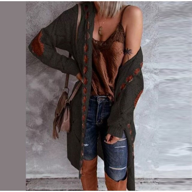 Kapuzenpullis Strickjacke