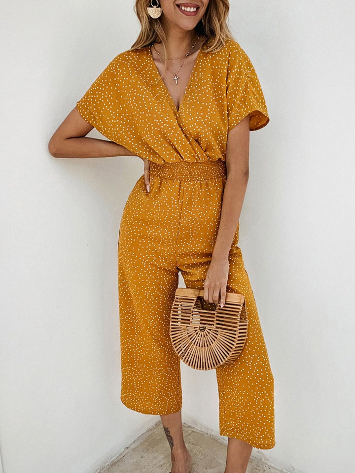 W&W Mode | Jumpsuit Setze ein Statement mit unserem stylischen Polka Dot Jumpsuit