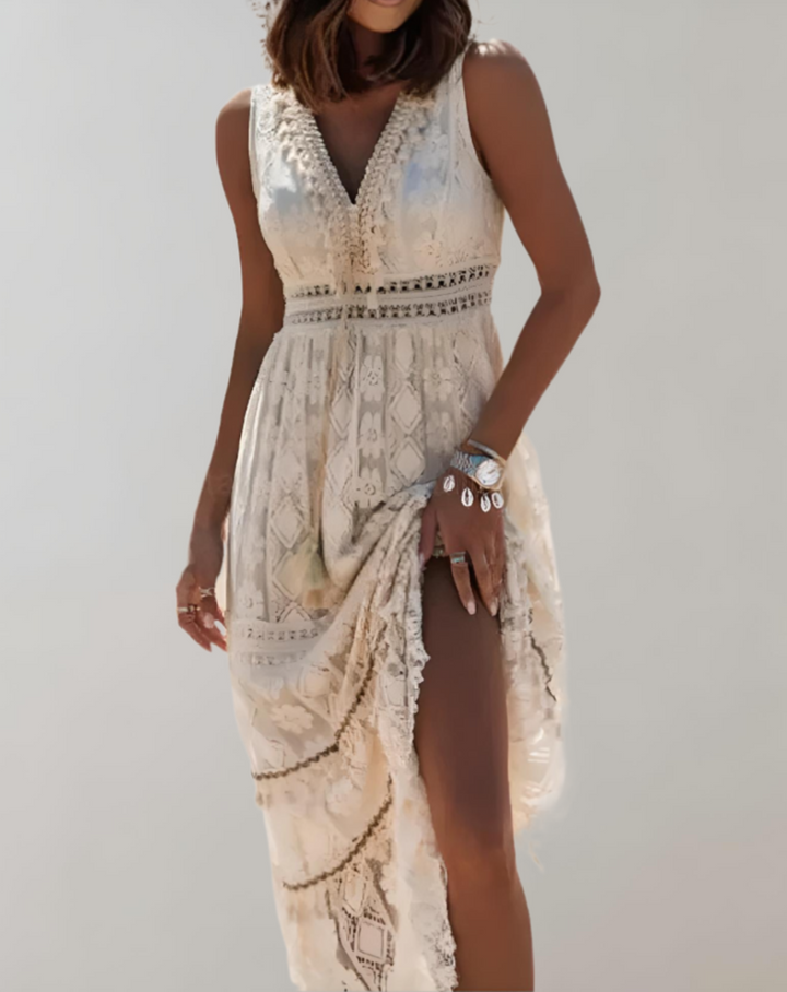 W&W Mode | Elegantes Damen Sommerkleid Im Boho Stil