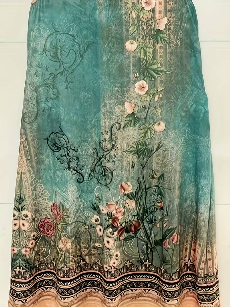 WW | Ärmellos Lockere Passform Boho Kleid Sommerkleid