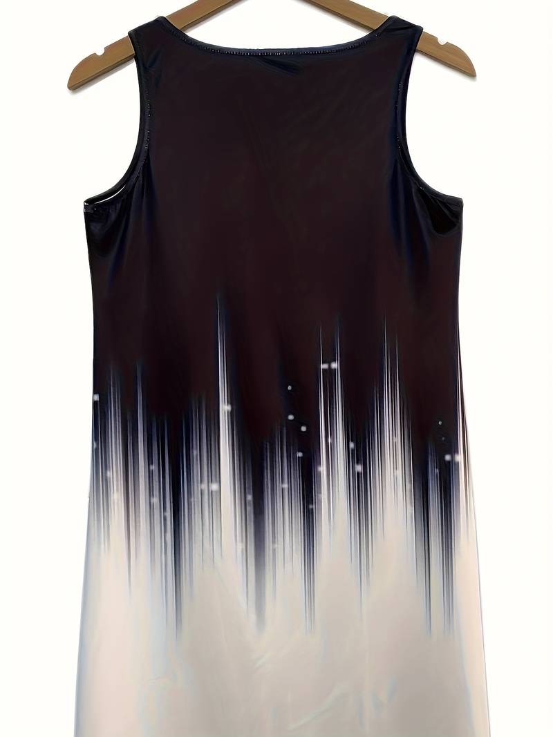 WW | Ärmellos Lockere Passform Boho Kleid Sommerkleid